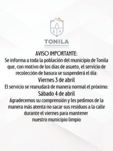 aviso importante