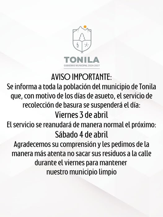 aviso importante